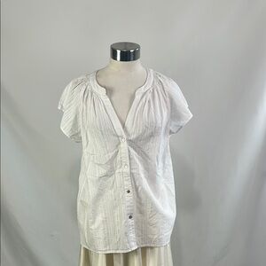Rails New White Cap Sleeve Top
